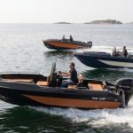 3 PARYDOR boats cruising the Aegean Sea.